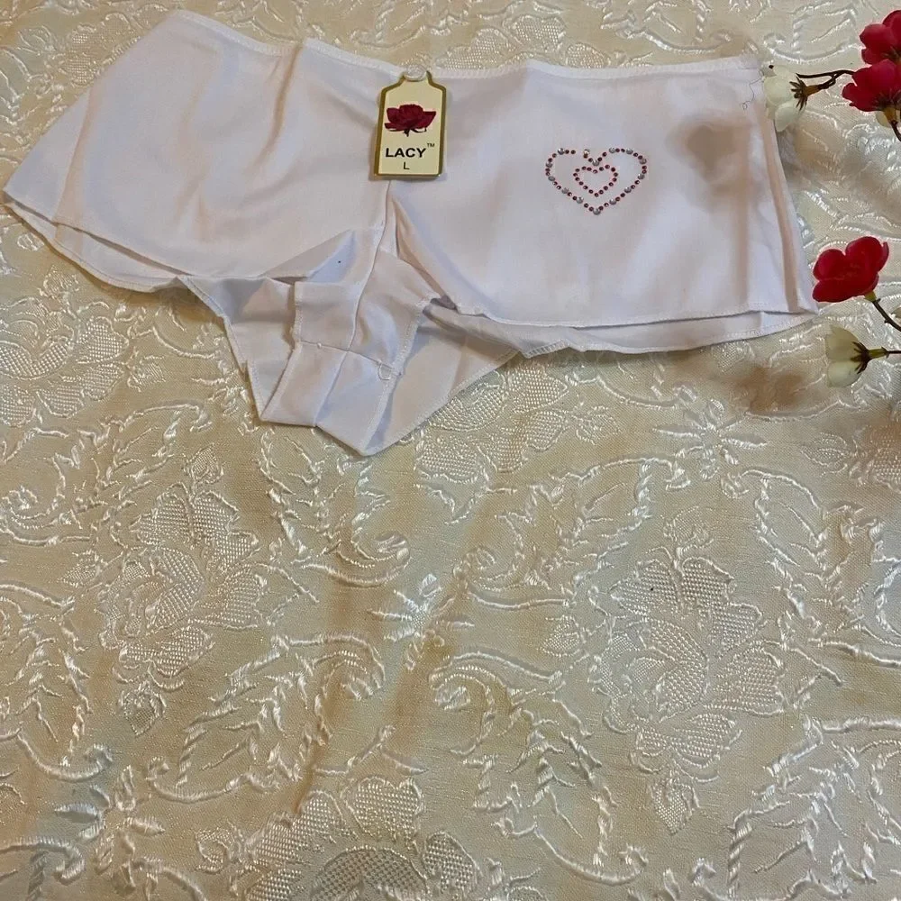 🌺Women’s lacy fashion super cute panties pack of 3 Size : large